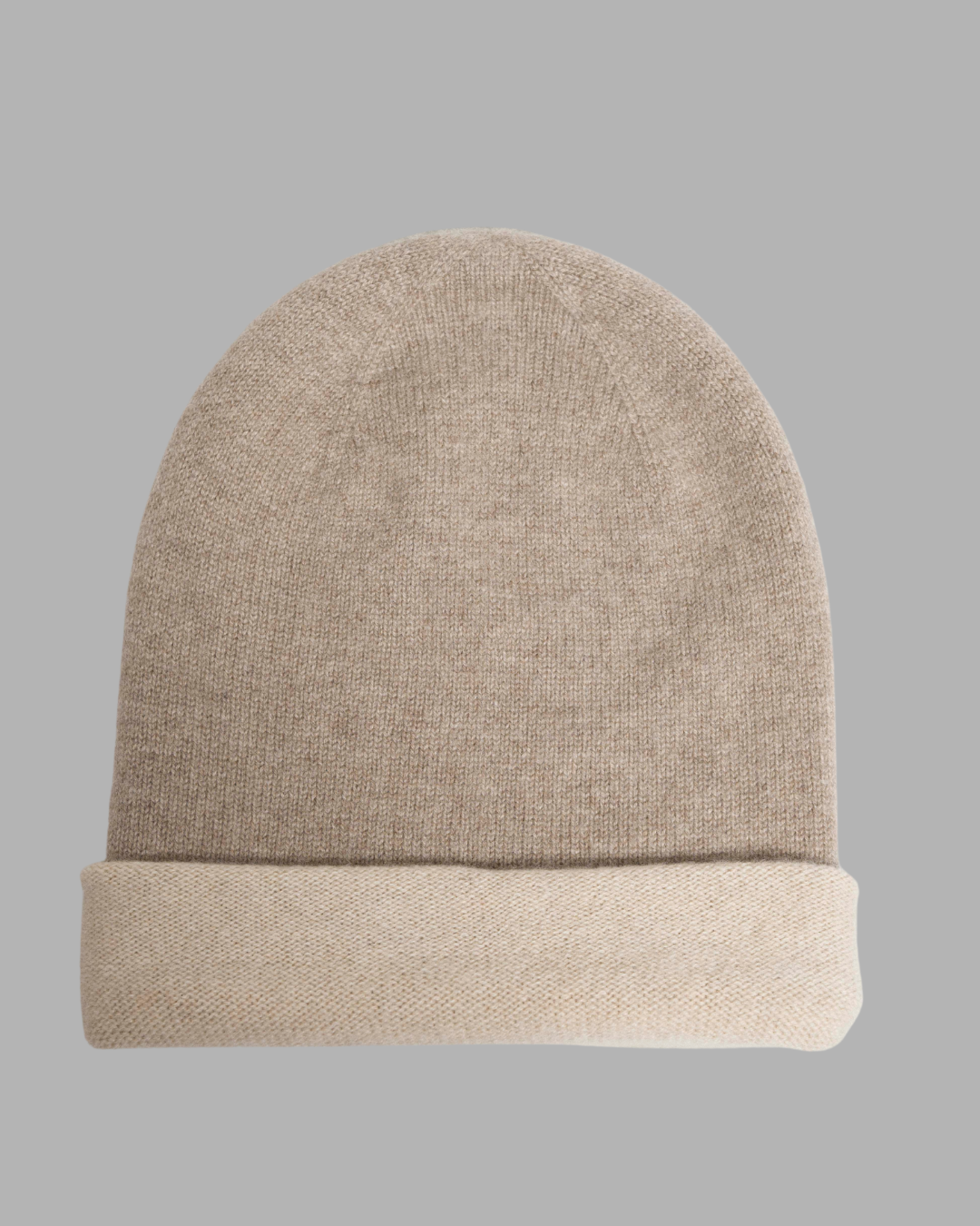 Alpine Duo Reversible Cashmere Beanie - Himalaya Pashmina