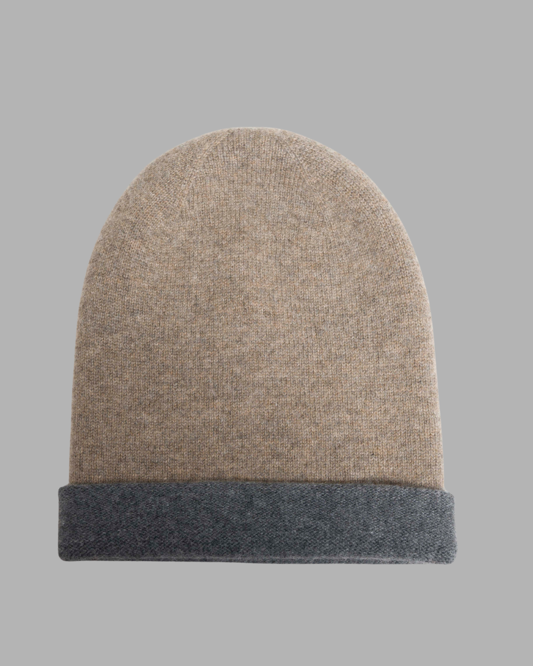 Alpine Duo Reversible Cashmere Beanie - Himalaya Pashmina