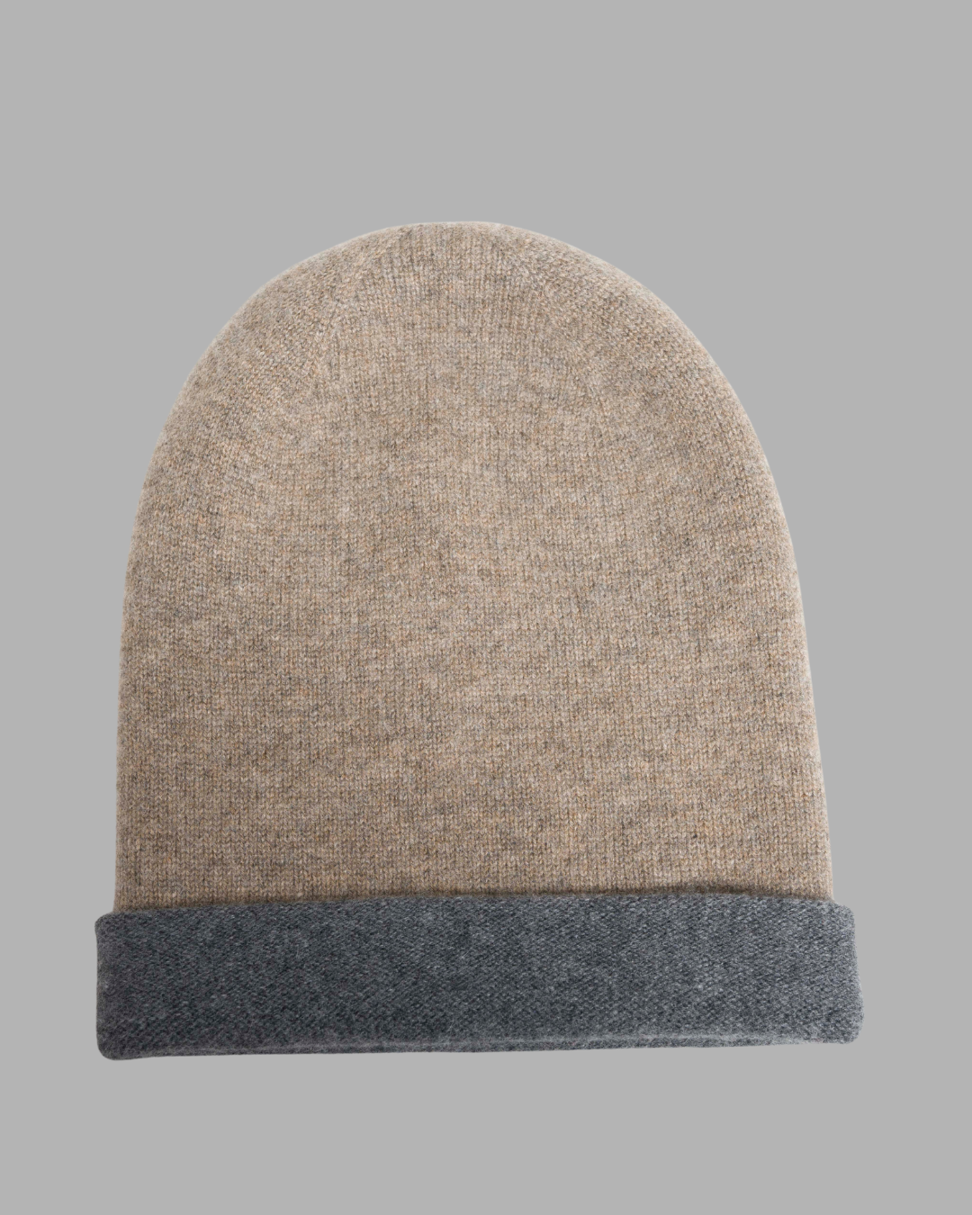Alpine Duo Reversible Cashmere Beanie - Himalaya Pashmina