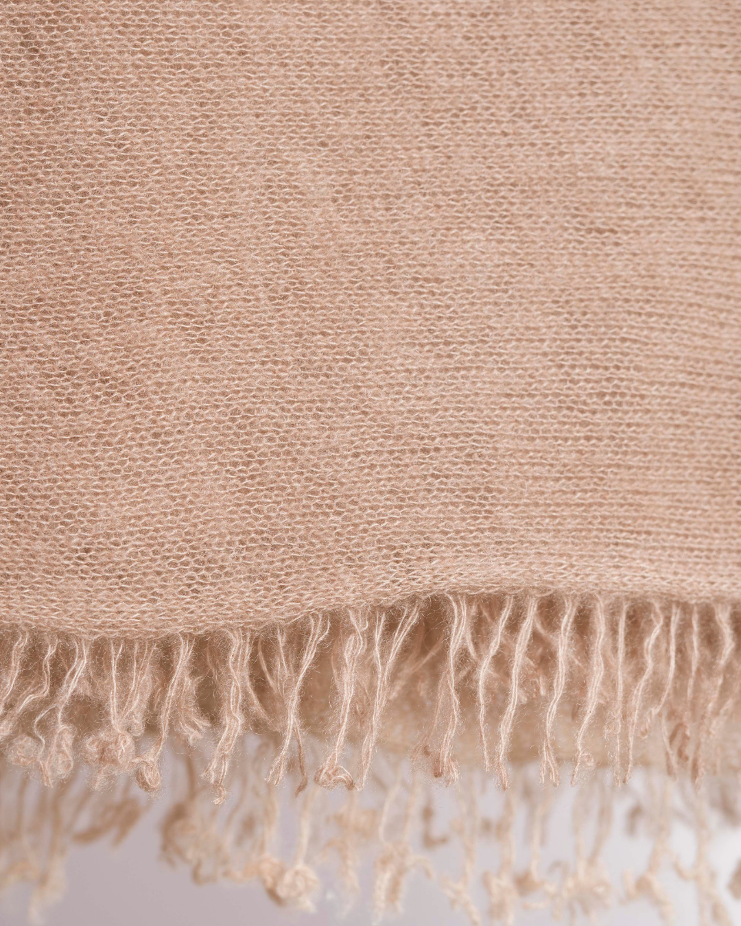 Knitted Cream - Himalaya Pashmina