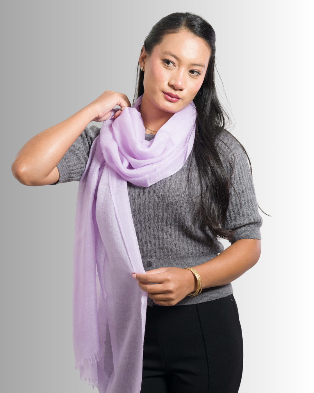 Light Purple - Himalaya Pashmina