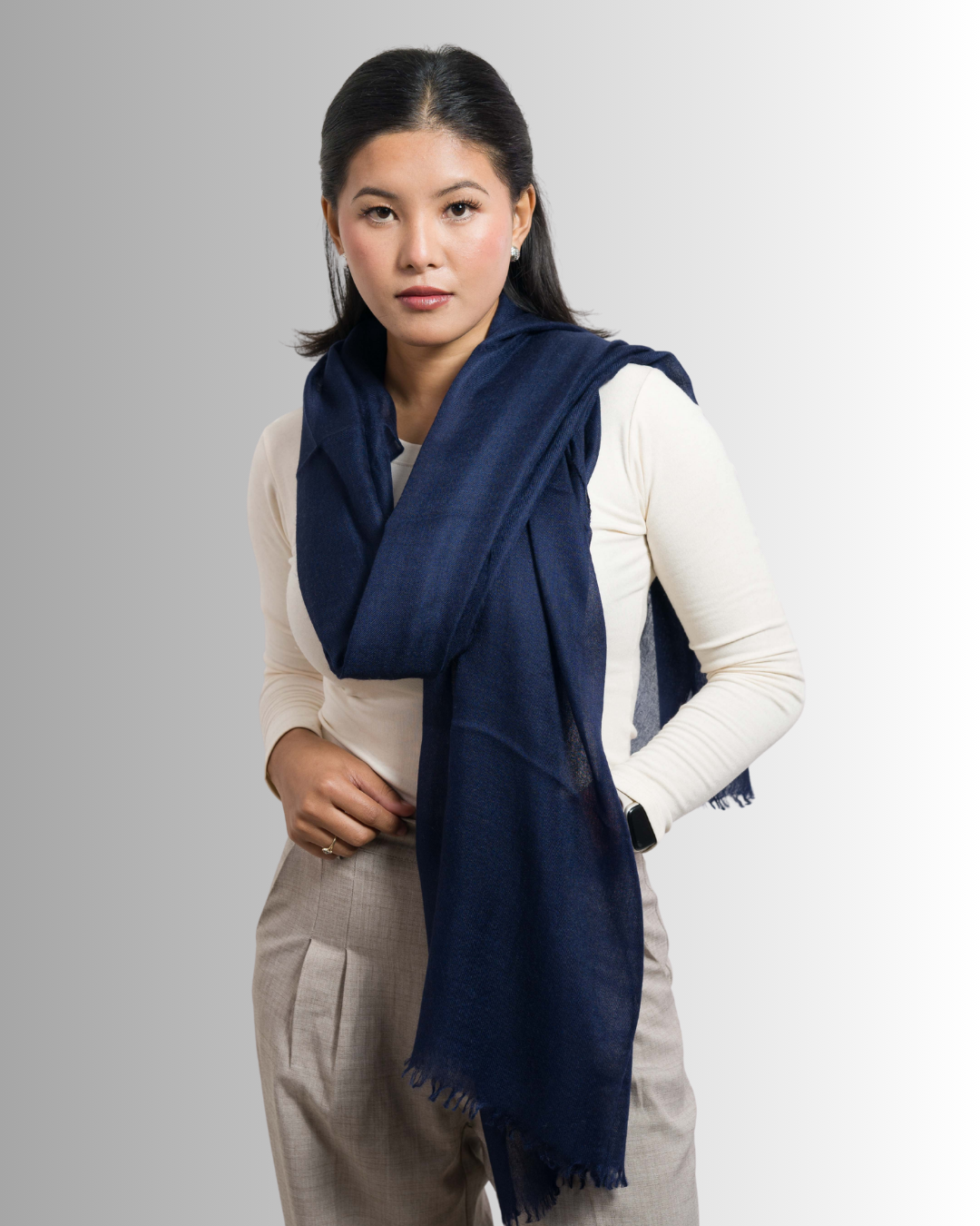 Navy Blue - Himalaya Pashmina