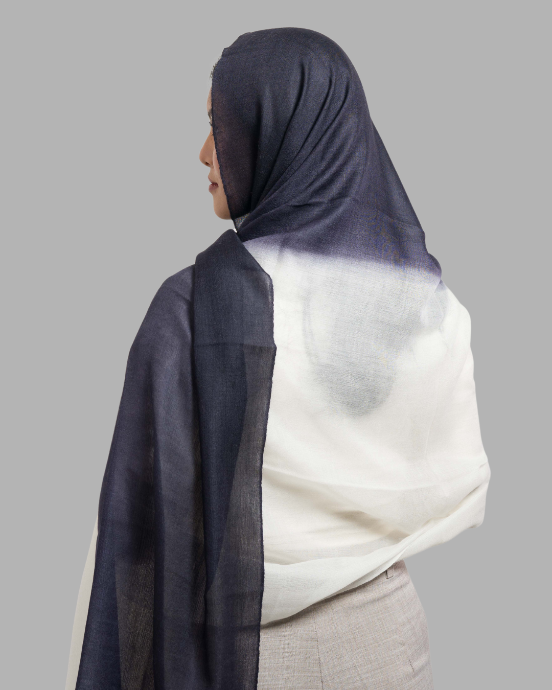 Black&White Ombre - Himalaya Pashmina