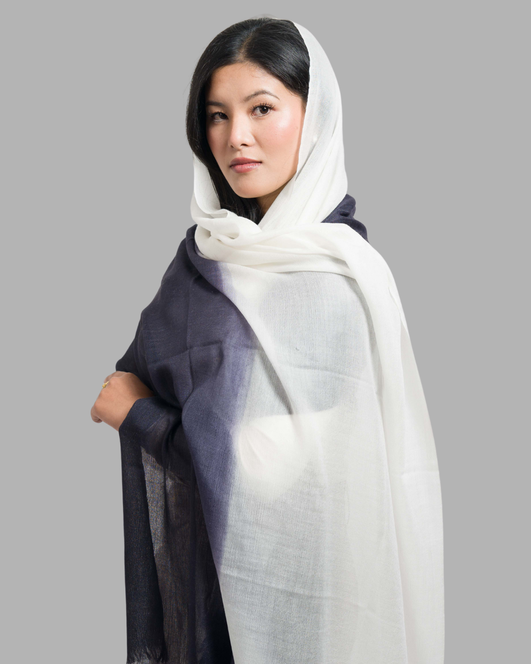 Black&White Ombre - Himalaya Pashmina