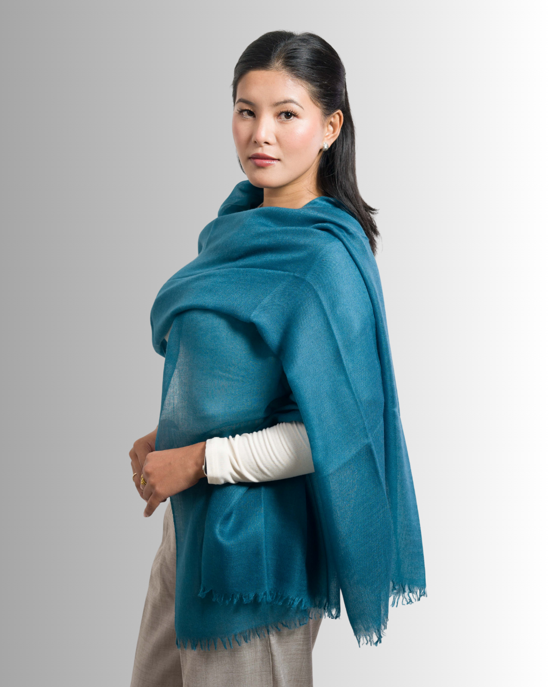 Teal-Blue - Himalaya Pashmina