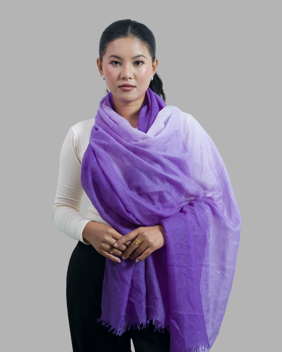 Lavender Ombre - Himalaya Pashmina