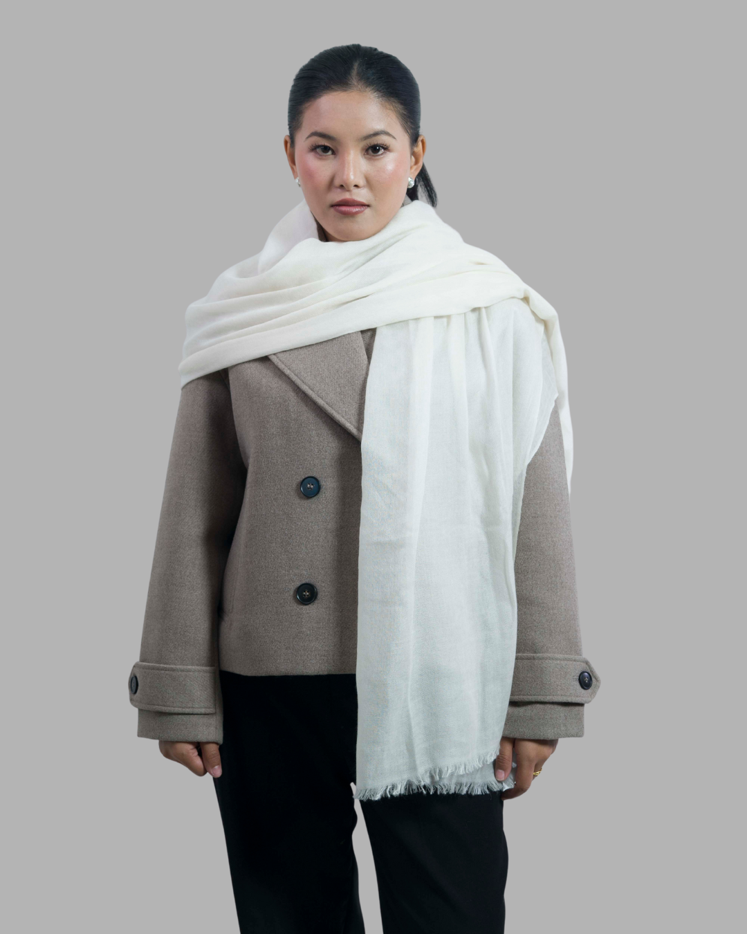 Off - White - Himalaya Pashmina